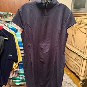 Elegant Navy Blue Women's Dress